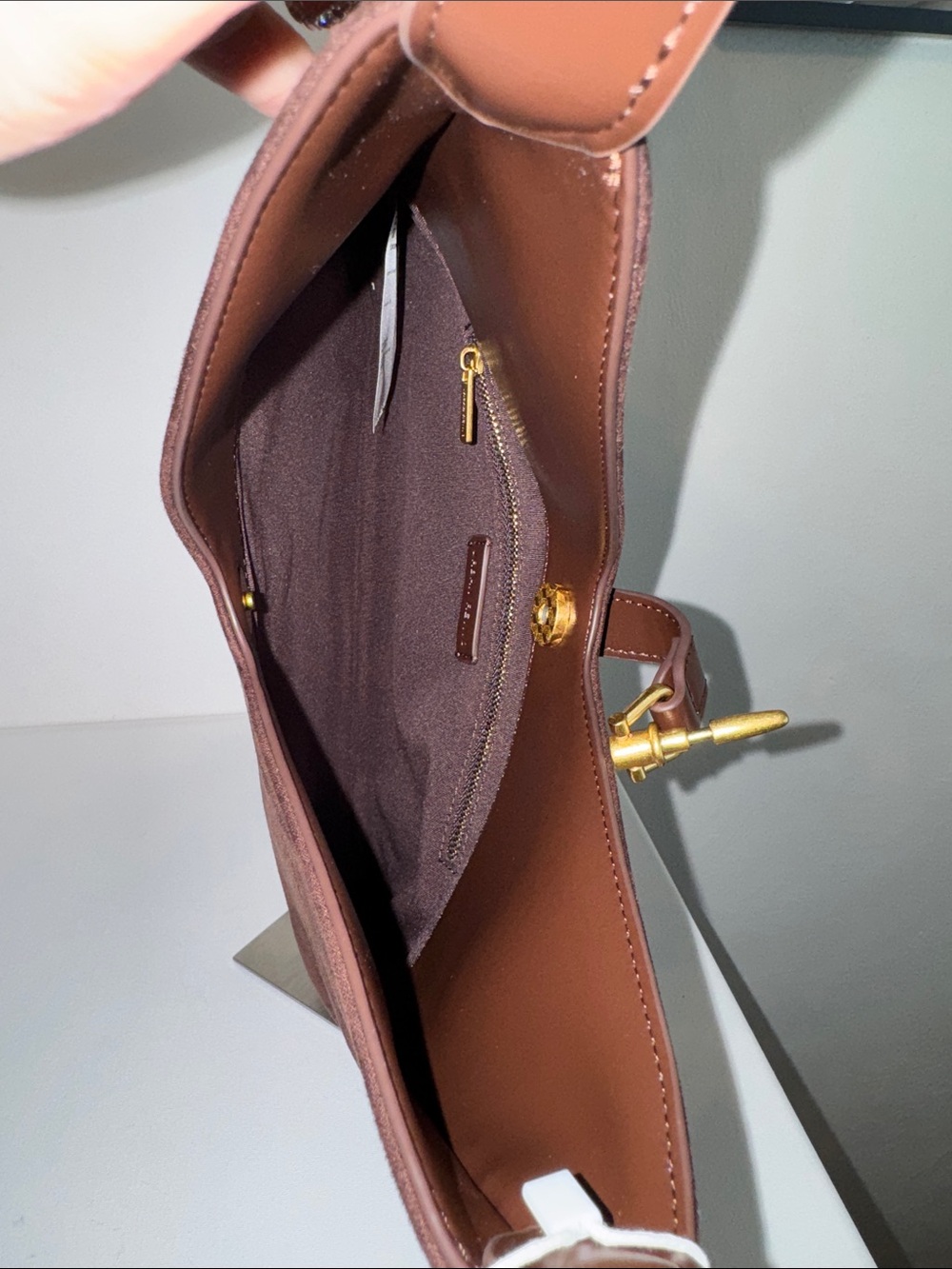 Urban Revivo Shoulder Hobo Bag Piston Clasp - Picture 3 of 7